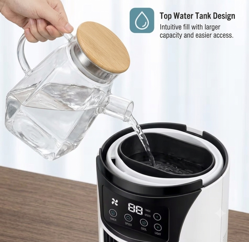 Portable Mini Water Cooling Fan